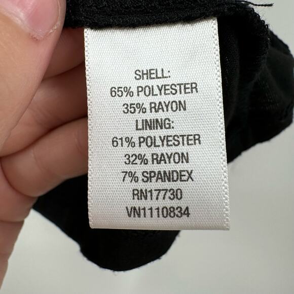 Vintage xhilaration Y2K black one shoulder ruffle blouse. - Picture 5 of 6